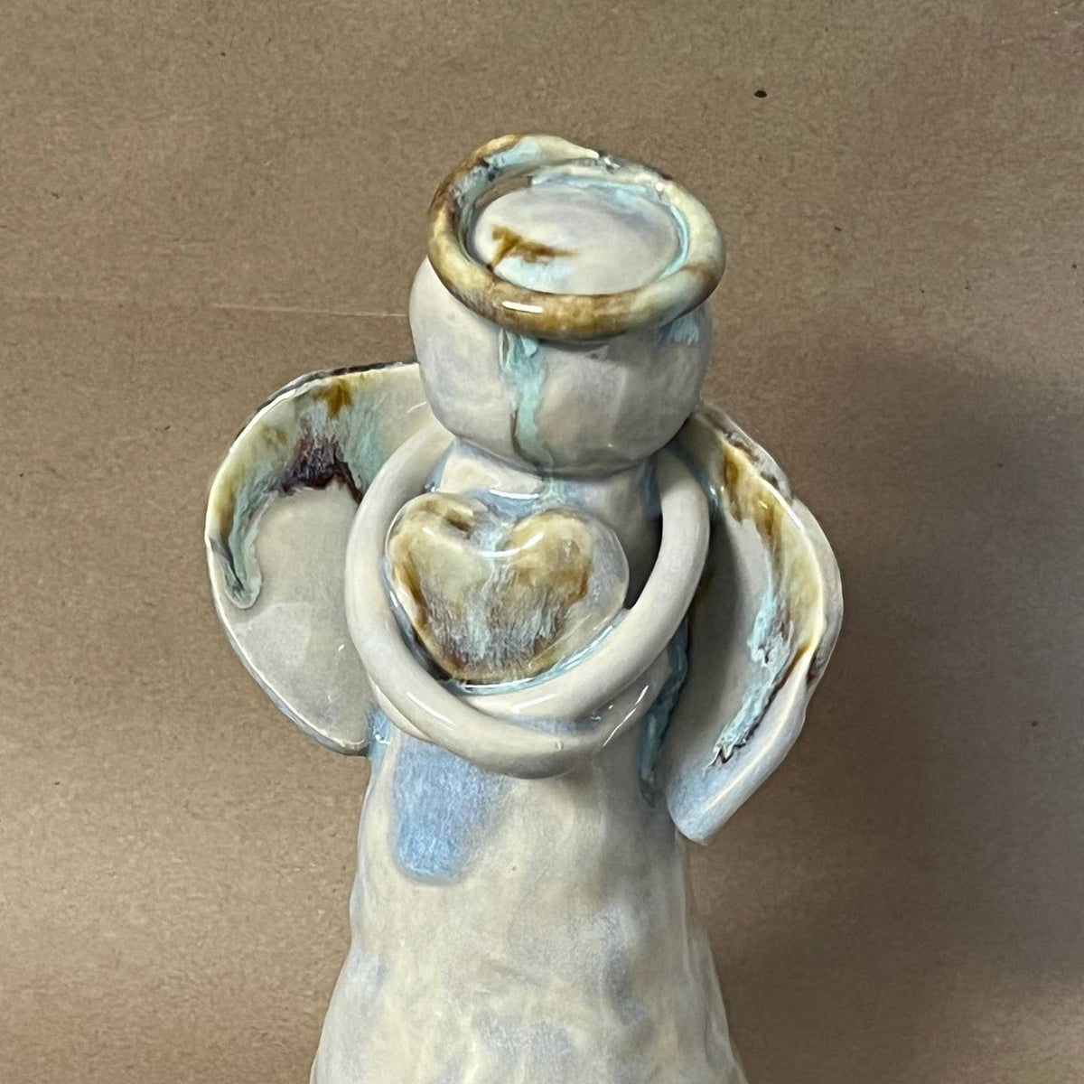 Heartfelt Traditions 7" Angel Figurine Holding a Heart - Little Miss Muffin Children & Home