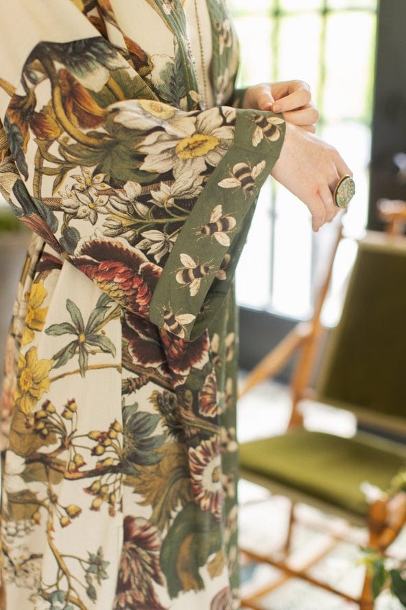 Market of Stars Market of Stars Love Grows Wild Opera Duster Kimono with Bees - Little Miss Muffin Children & Home