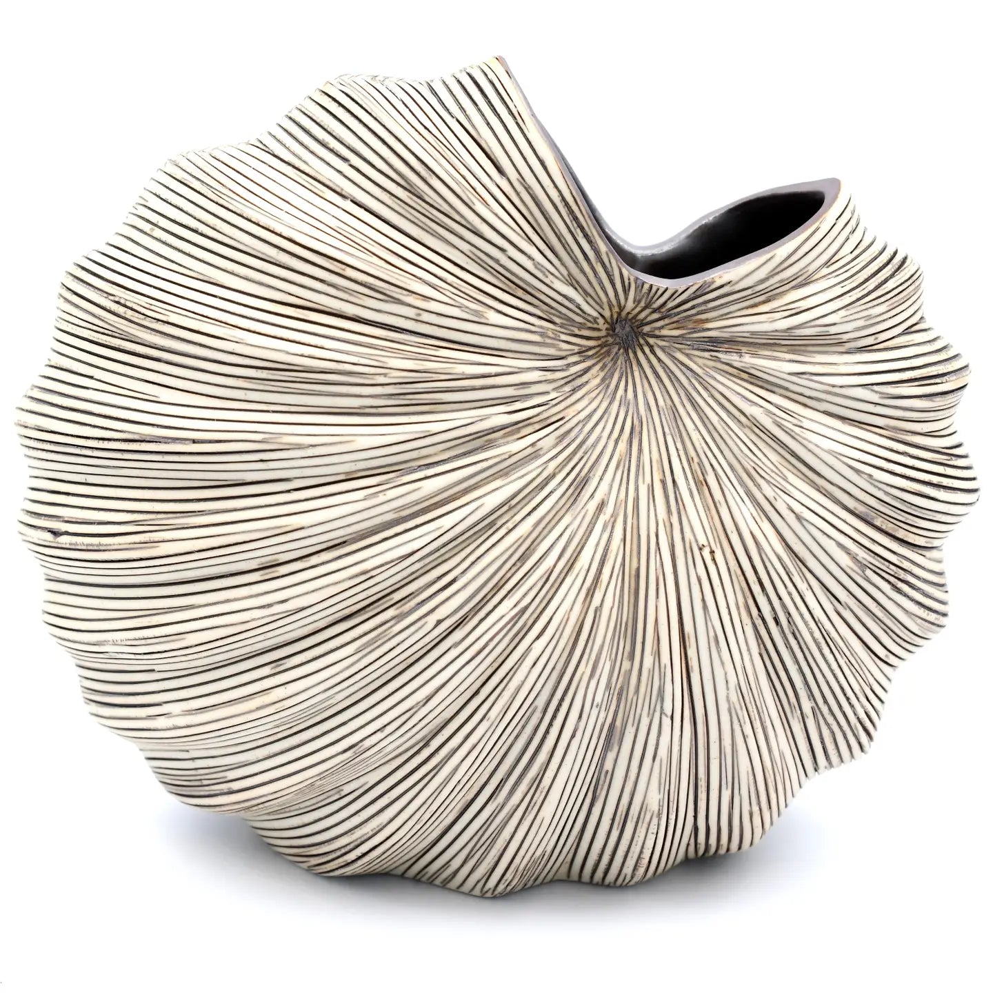 Palm S-Handcrafted Porcelain Vase