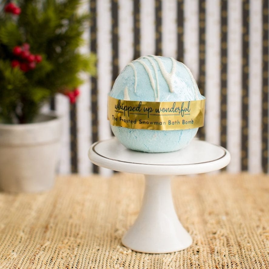 Whipped Up Wonderful Whipped Up Wonderful Snow Kissed Sugar Bath Bomb - Little Miss Muffin Children & Home