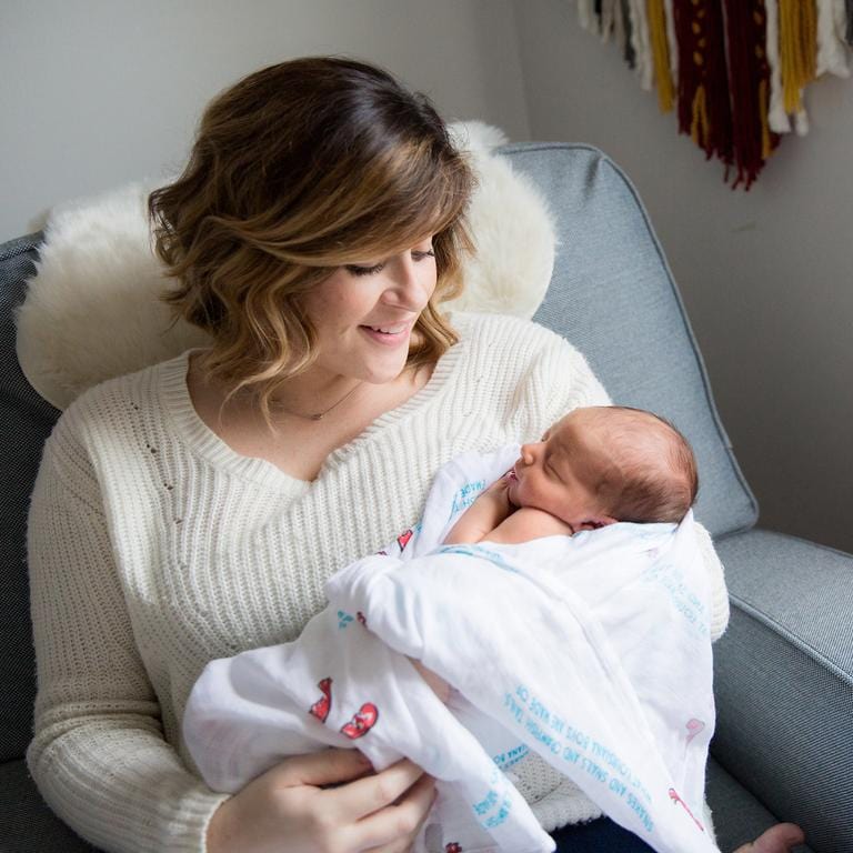 Little Hometown Little Hometown Louisiana Boys Swaddle Blanket - Little Miss Muffin Children & Home