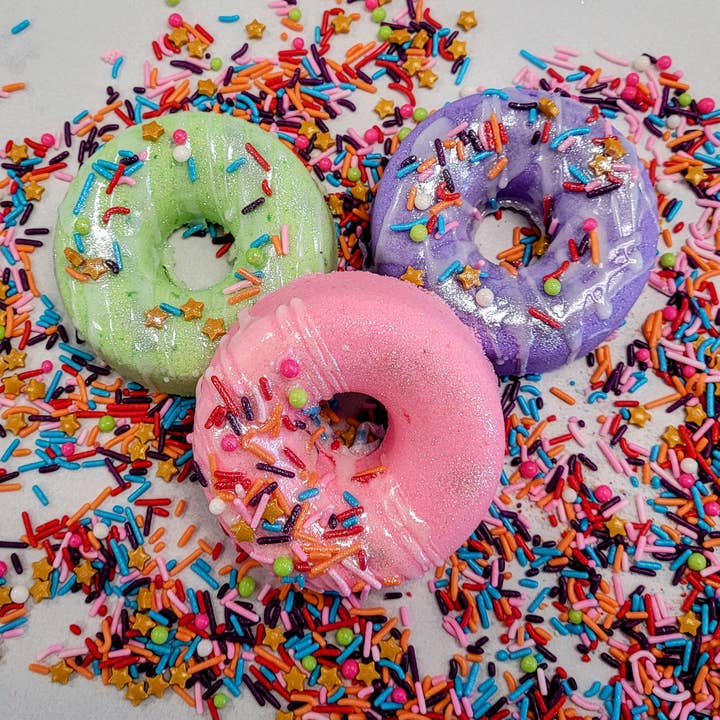 Essentially Nola Donut Dream Bath Bombs: Bath Time Gets Glazed and Amazed - Little Miss Muffin Children & Home