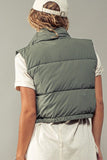 Fashion Week Haven Puffer Vest in Olive - Little Miss Muffin Children & Home