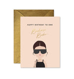 Ginger P Designs Badass Babe Birthday Greeting Card