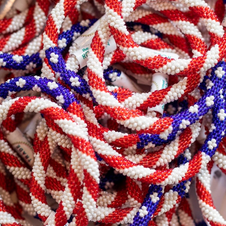 Aid Through Trade Aid Through Trade Roll-On® Stars & Stripes Patriotic Bracelets - Little Miss Muffin Children & Home