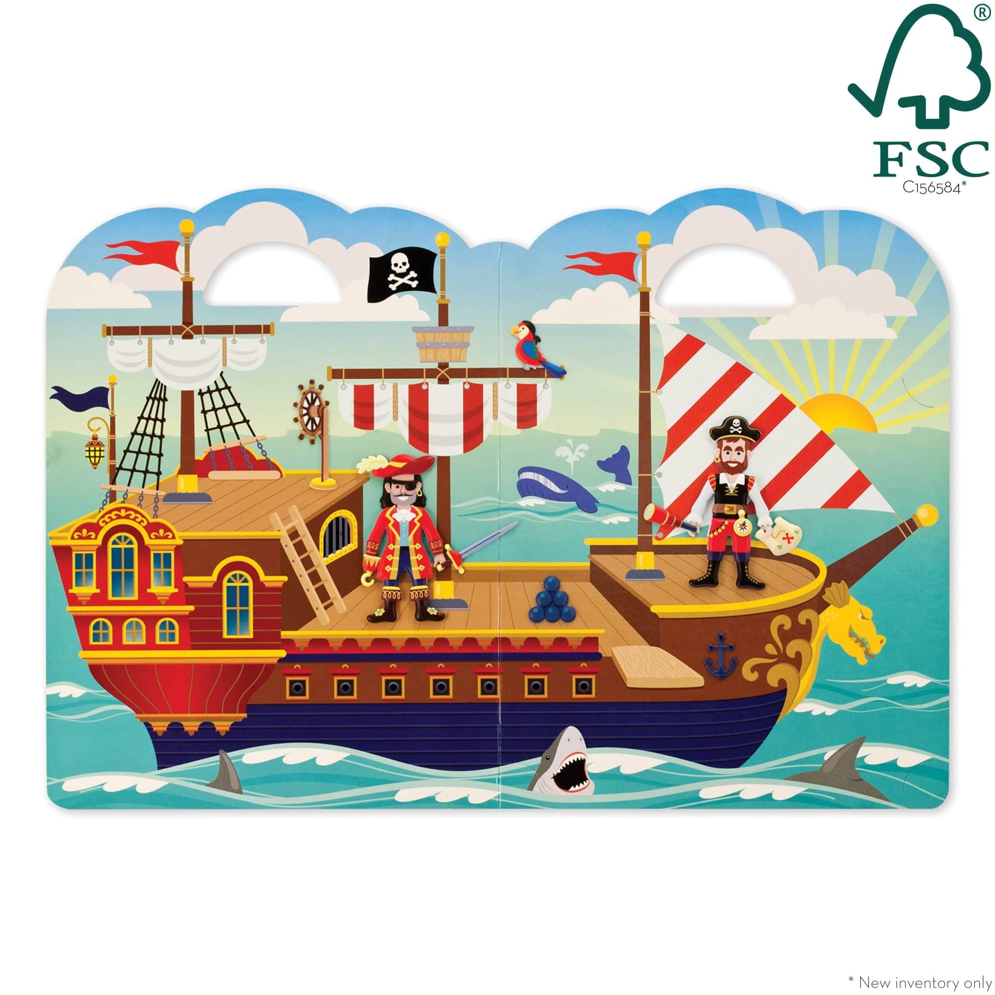 Melissa & Doug Melissa & Doug Puffy Sticker Play Set - Pirate - Little Miss Muffin Children & Home