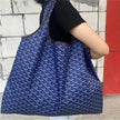 FurDecoration Geometric Print Collapsible Shopping Bag, Available in 8 Colors - Little Miss Muffin Children & Home