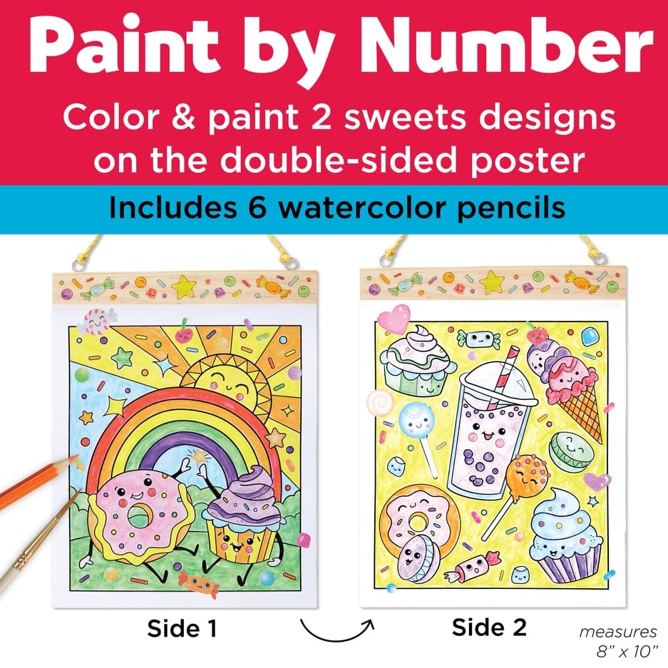 Faber Castell Faber Castell Paint By Number Sweets Wall Art - Little Miss Muffin Children & Home