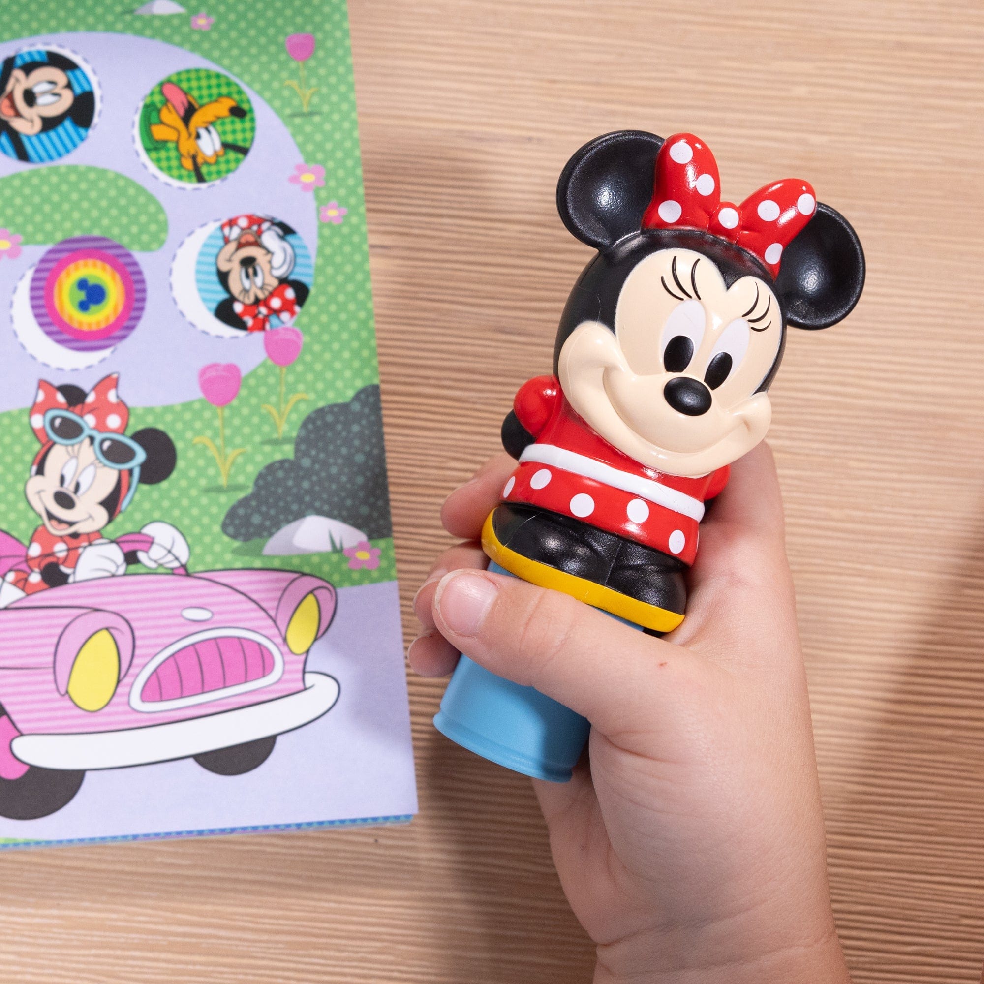 Melissa & Doug Melissa & Doug Sticker WOW! Minnie Activity Pad & Sticker Stamper - Little Miss Muffin Children & Home