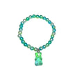 Stratus Stratus Sparkling Variegated Gummy Bear Charm Stretch Bracelet, Sold Individually - Little Miss Muffin Children & Home