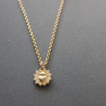 Weisinger Designs Weisinger Designs Flaming Heart Necklace - Little Miss Muffin Children & Home