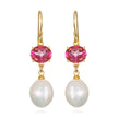 Amelia Rose Jewelry Baroque Pearl & Gemstone Dangle Earrings - Little Miss Muffin Children & Home
