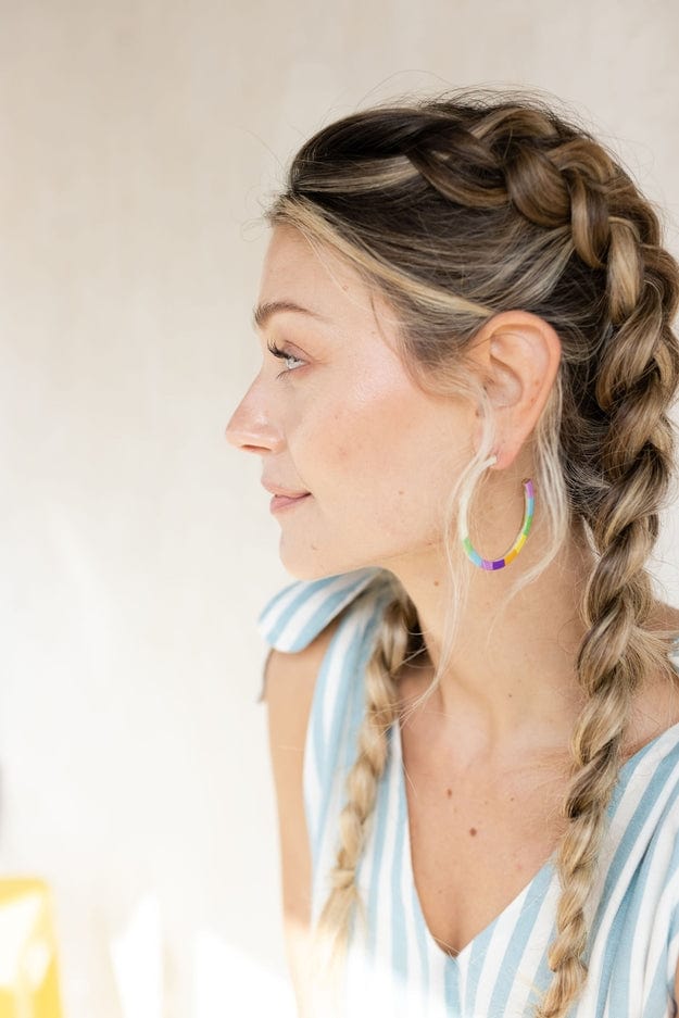 Sunshine Tienda Sunshine Tienda Skinny Rainbow Hoops - Little Miss Muffin Children & Home