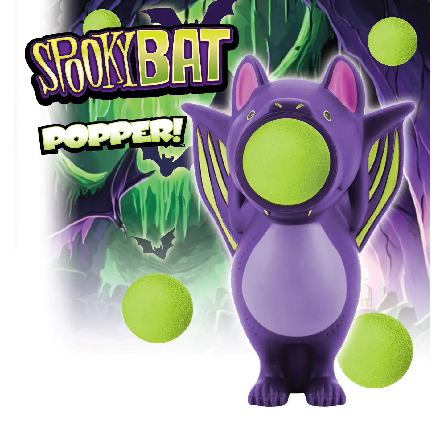 Spooky Bat Popper Foam Ball Blaster