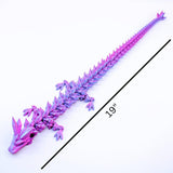 Dragon Fidgets Dragon Fidgets 19" Long Crystal Dragon - Little Miss Muffin Children & Home