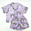 Womens Sunny Tiger Silky Pajama Set