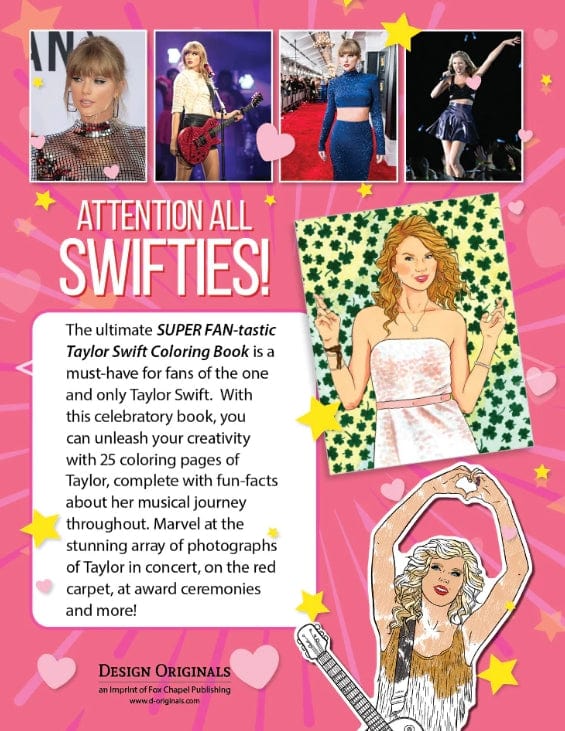 Wellspring Wellspring Taylor Swift Coloring & Activity Book - Little Miss Muffin Children & Home