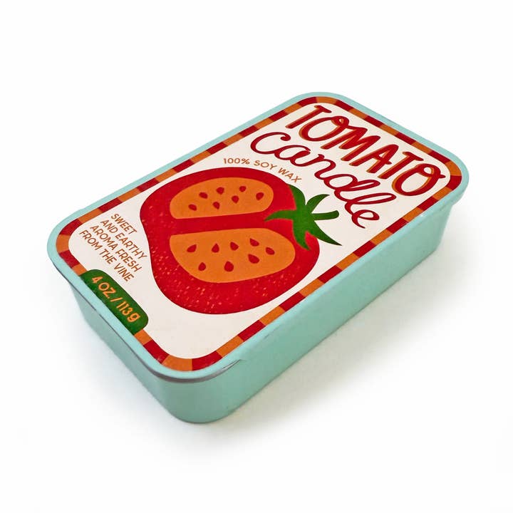 Tomato Vine Tinned Candle