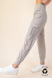 Rae Mode Butter Jogger with Side Pockets in Stone Taupe - Little Miss Muffin Children & Home