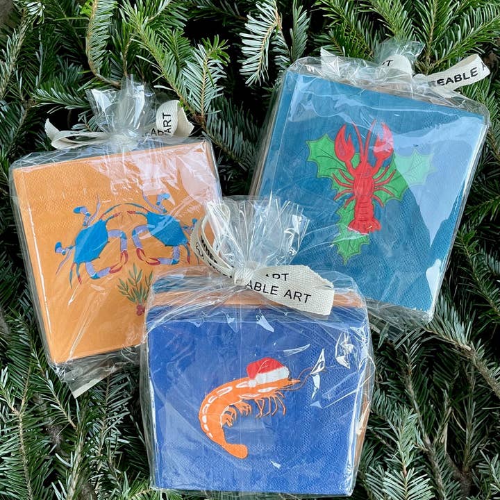 santas cajun napkin bundle