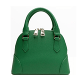 Carrying Kind Charlotte Mistletoe Green Handbag with Gold Hardware