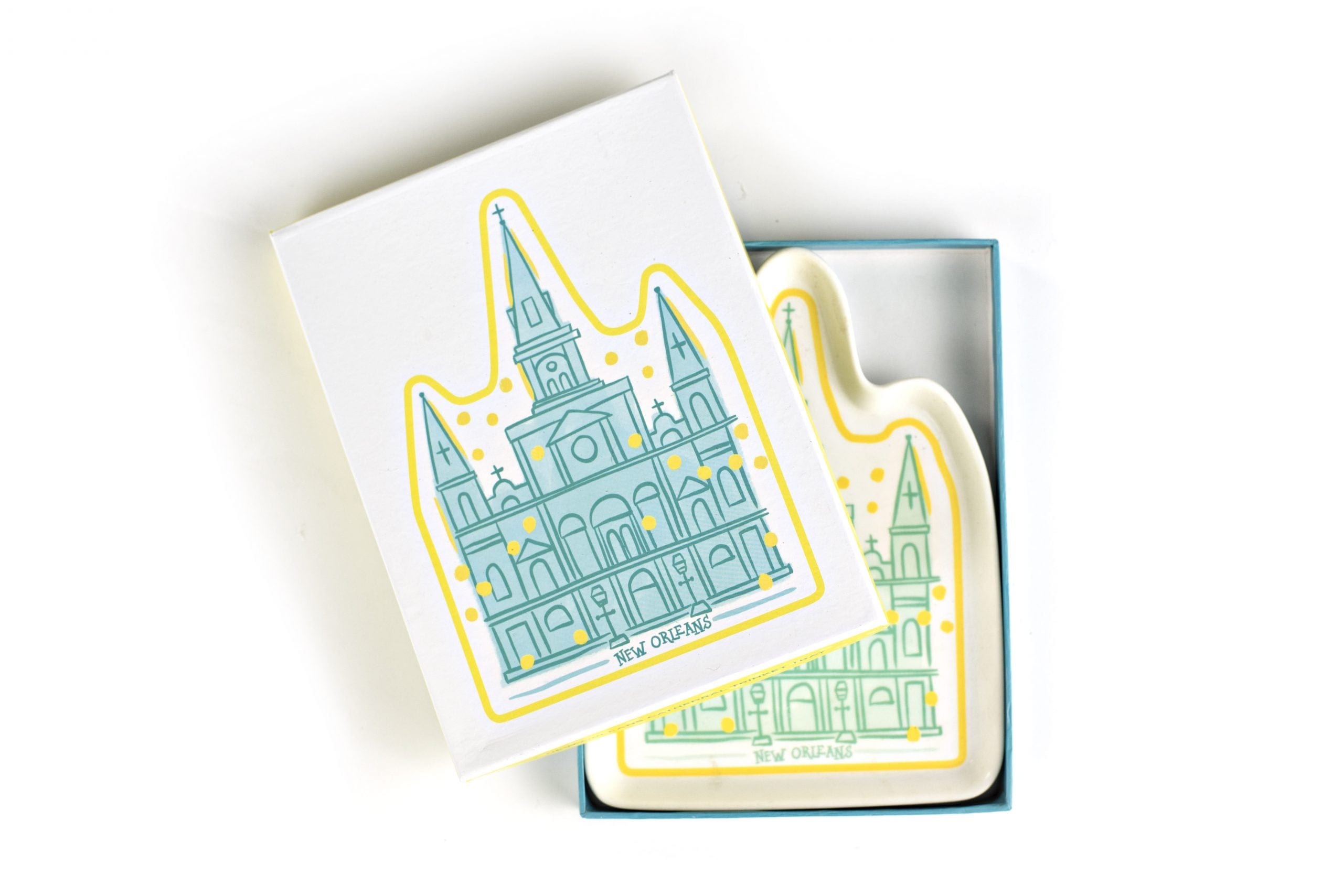 The Parish Line The Parish Line St Louis Cathedral Shaped Trinket Tray - Little Miss Muffin Children & Home