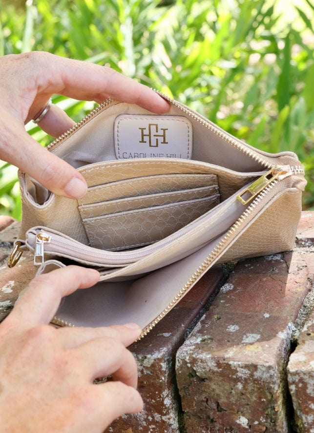 Caroline Hill Caroline Hill Liz Custom Collection Crossbody Bag - Embossed Vegan Snake - Little Miss Muffin Children & Home