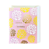 J Falkner Gorgeous Peonies Birthday Card