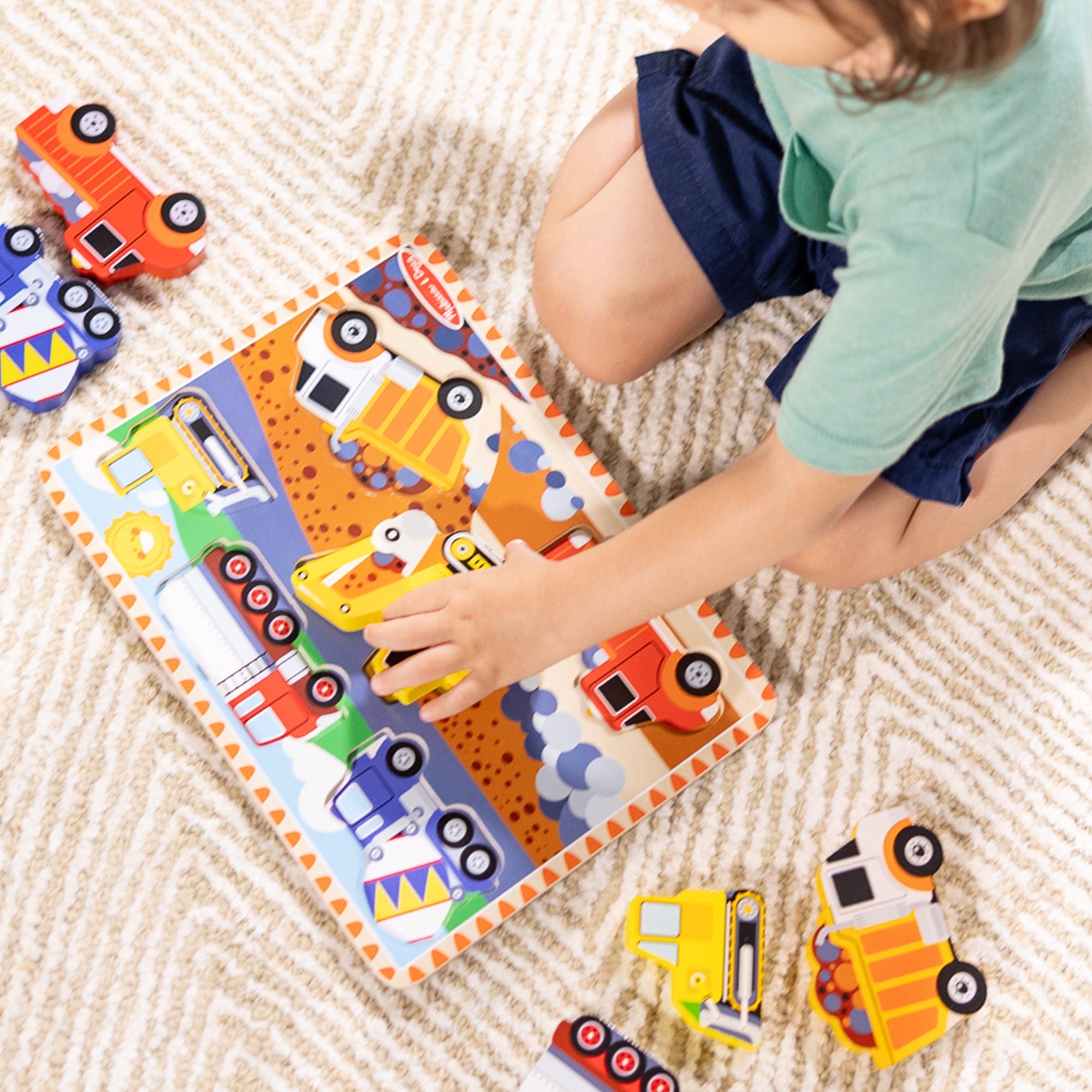 Melissa & Doug Melissa & Doug Construction Chunky Puzzle - Little Miss Muffin Children & Home