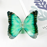 The Diva Soap The Diva Soap Acetate Large Butterfly Hair Clip Animal Claw Clip in Green - Little Miss Muffin Children & Home