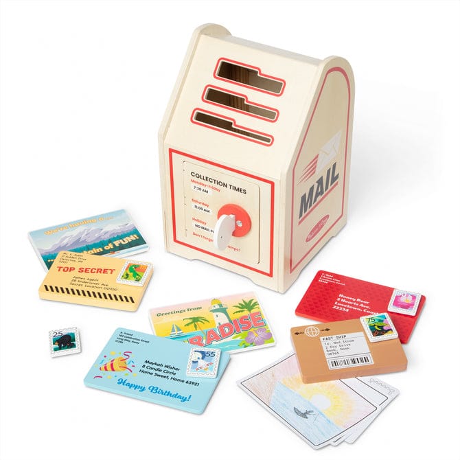 Stamp & Sort Wooden Mailbox Play Set