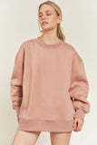 Jade by Jane Be Yourself Sweatshirt in Camel