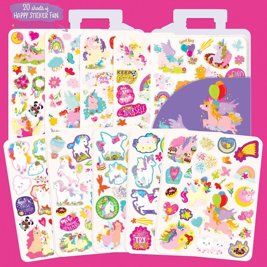 The Piggy Story The Piggy Story 500+ Stickers On-The-Go Unicorn Squad - Little Miss Muffin Children & Home