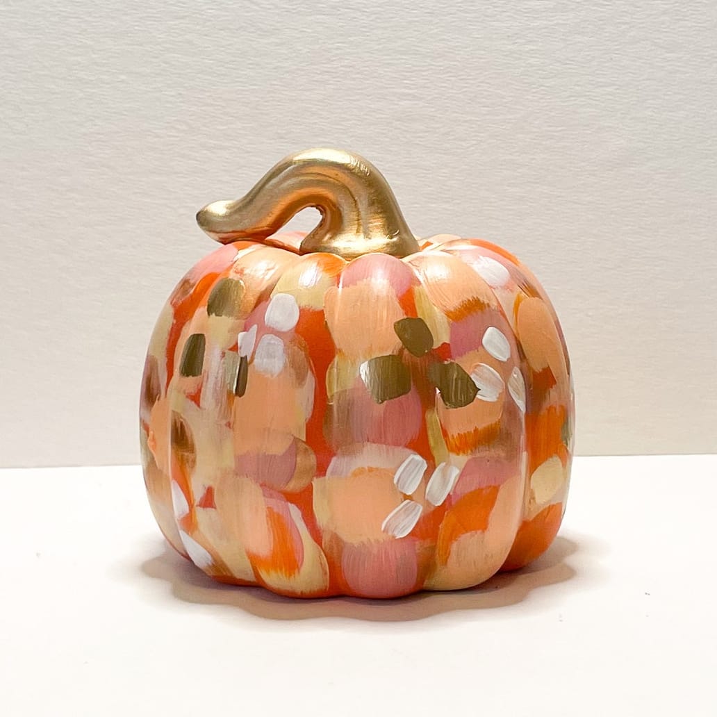 Orange Abstract Pumpkin