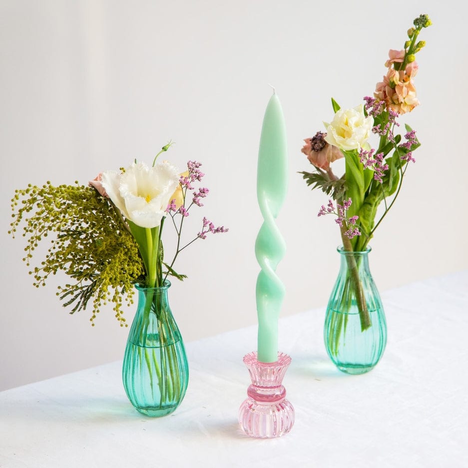 Talking Tables Talking Tables Rainbow Colored Twisted Candles (sold individually) - Little Miss Muffin Children & Home