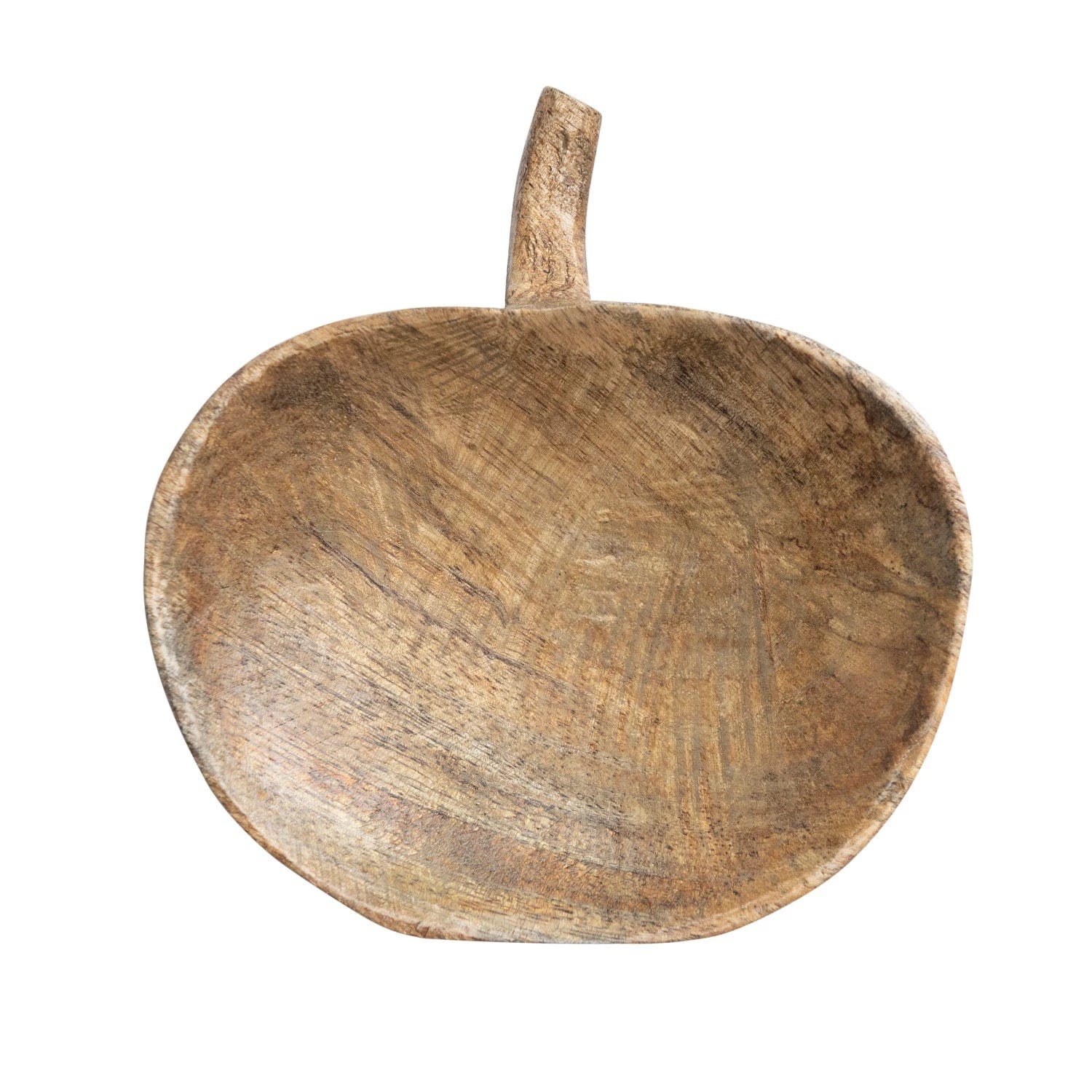 Creative Co-Op Creative Co-op Carved Mango Wood Pumpkin Shaped Bowl, Stained Finish - Little Miss Muffin Children & Home