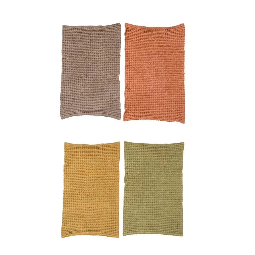 Creative Co-op Creative Co-op Oversized Stonewashed Cotton Waffle Weave Tea Towel, Available in 4 Colors - Little Miss Muffin Children & Home