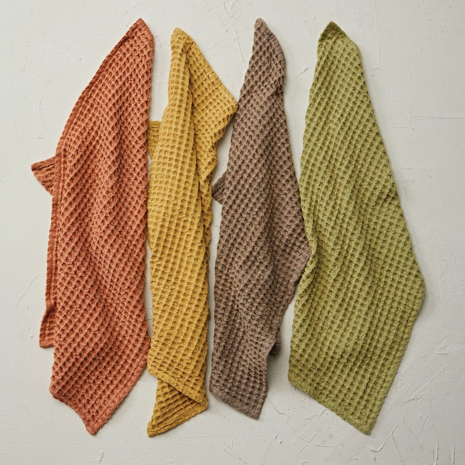 Creative Co-op Creative Co-op Oversized Stonewashed Cotton Waffle Weave Tea Towel, Available in 4 Colors - Little Miss Muffin Children & Home