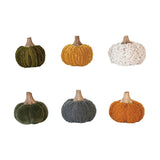 Creative Co-op Creative Co-op 3" Cotton Pumpkin with Wood Stem, 6 Styles - Little Miss Muffin Children & Home