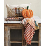 Creative Co-op Creative Co-op Woven Plaid Cotton Blend Throw with Knots & Fringe - Little Miss Muffin Children & Home