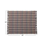 Creative Co-op Creative Co-op Woven Plaid Cotton Blend Throw with Knots & Fringe - Little Miss Muffin Children & Home