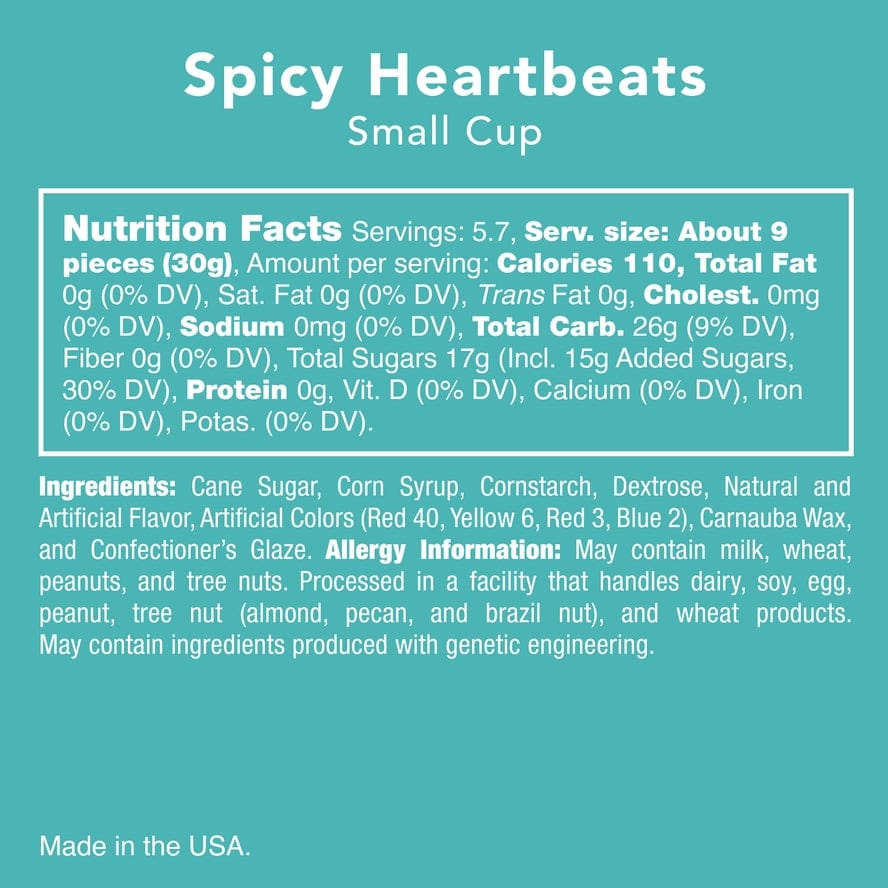 Candy Club Candy Club Spicy Heartbeats Gummies - Little Miss Muffin Children & Home