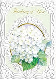 For Arts Sake For Arts Sake White Hydrangeas with Lace Border - Little Miss Muffin Children & Home