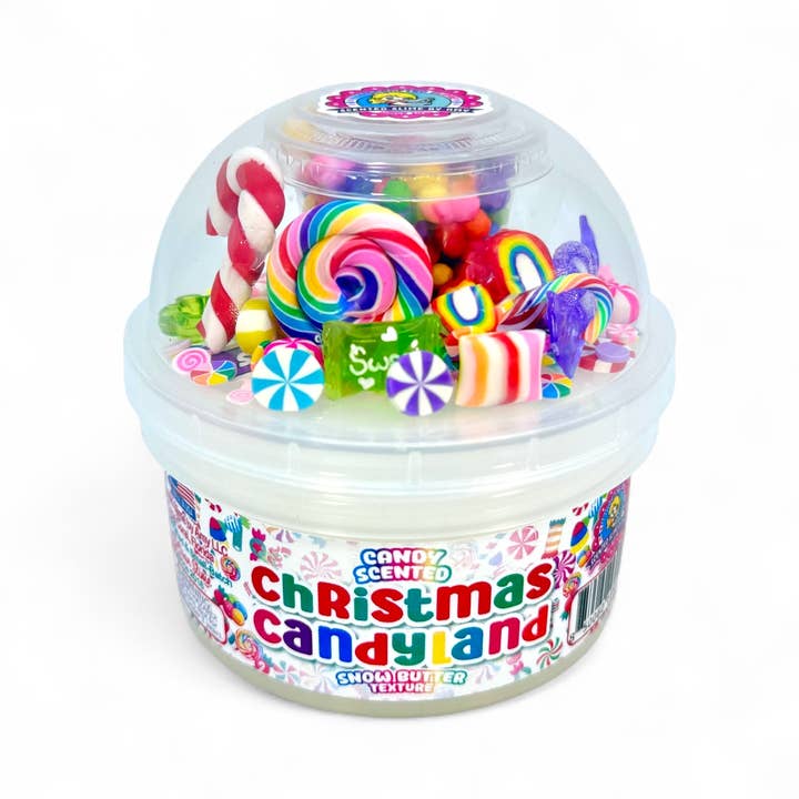 Christmas candy land slime
