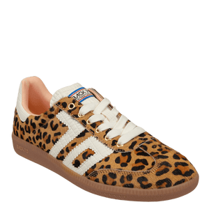 Back 70 Streetwear Cloud Sneakers in Leopard Camel