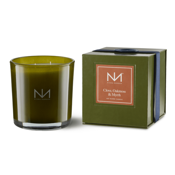 Niven Morgan Niven Morgan Clove, Oakmoss & Myrrh: Double-Wick Candle - Little Miss Muffin Children & Home