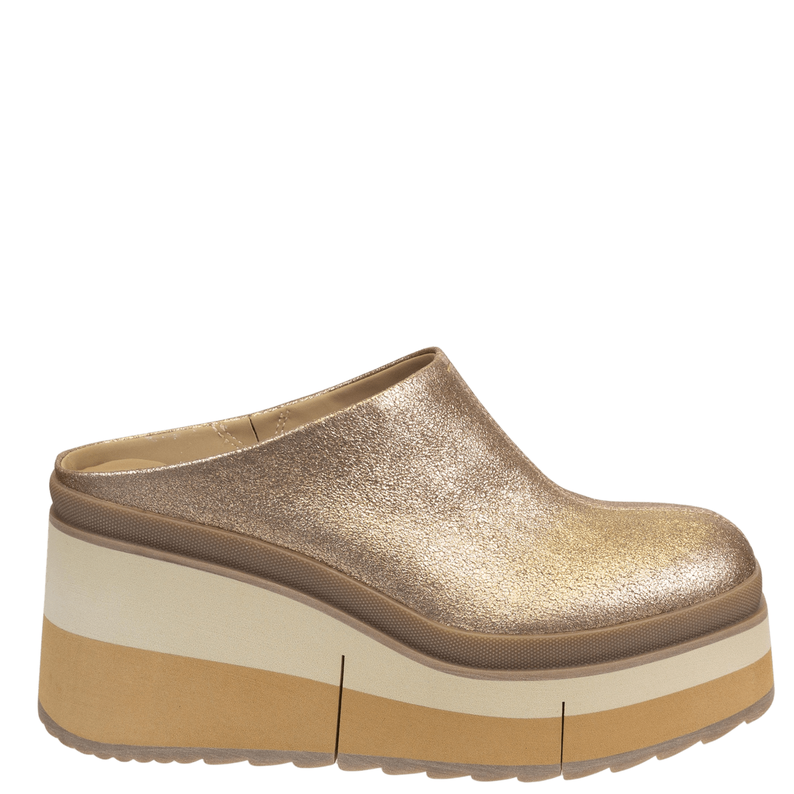 Naked Feet Naked Feet Coach Clog in Gold - Little Miss Muffin Children & Home