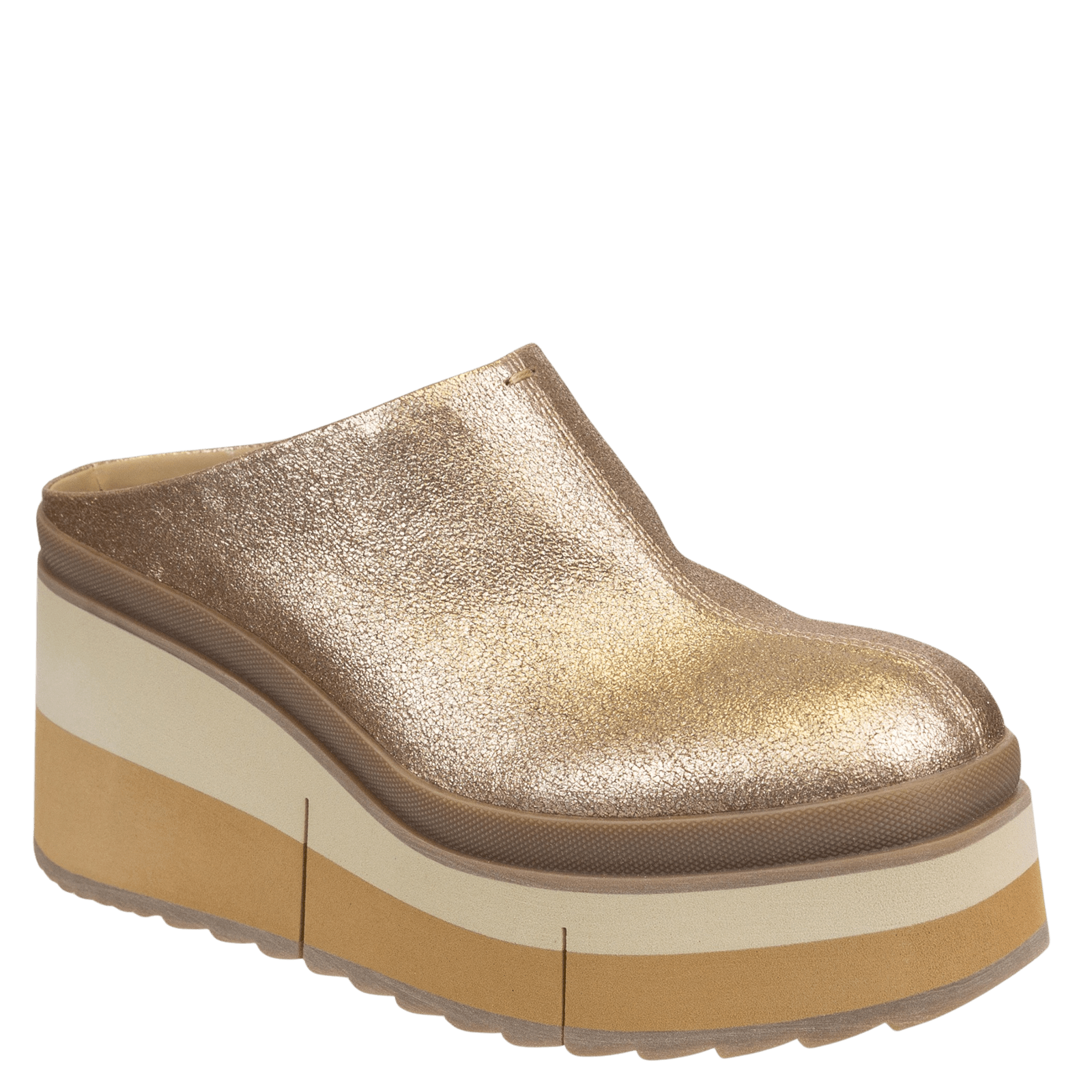 Naked Feet Naked Feet Coach Clog in Gold - Little Miss Muffin Children & Home