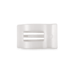 Teleties Rectangle Flat Hair Clip, Coconut White - Little Miss Muffin Children & Home