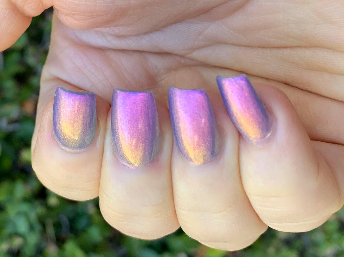 Cotton Candy Glow- Glow Pop Nail Polish Lacquer